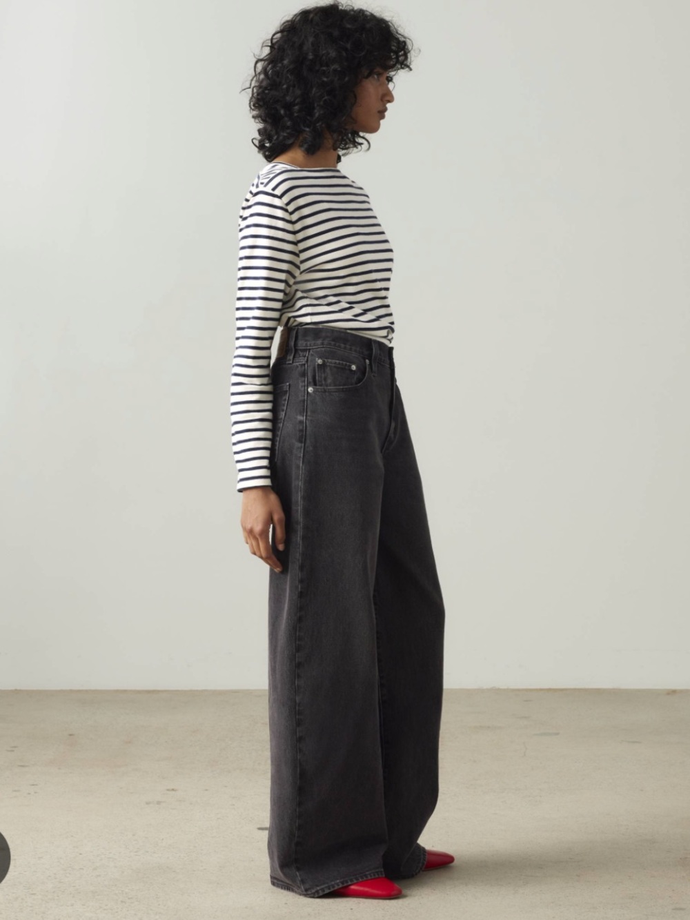 Levi's Women's XL Straight Black Straight-Leg Baggy Jeans